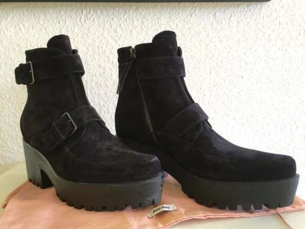 cizme MiuMiu noi in cutie 35,5 caprioara retail1000EURO