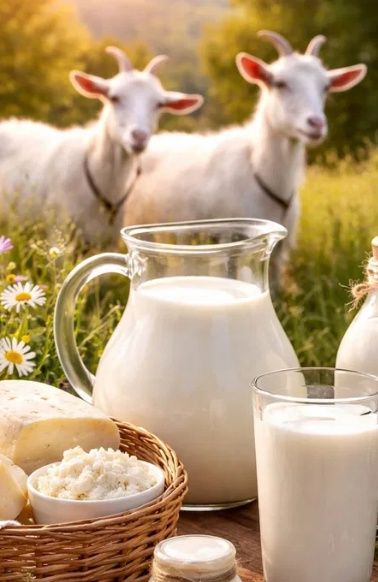 Ешкі сүті айраны. Козье молоко