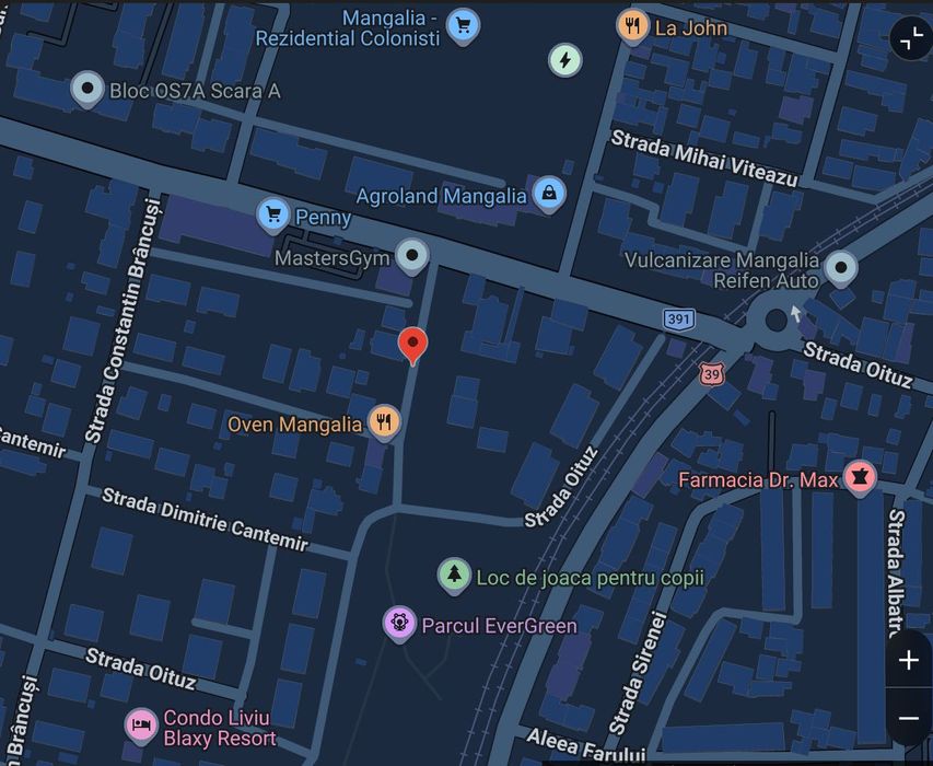 Teren intravilan 708 mp Mangalia Dobrogea Nouă, lângă parcul Evergreen