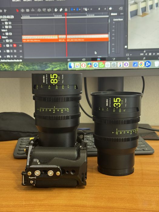 Кинообьективы объектив Nisi Athena 35 и 85 e mount