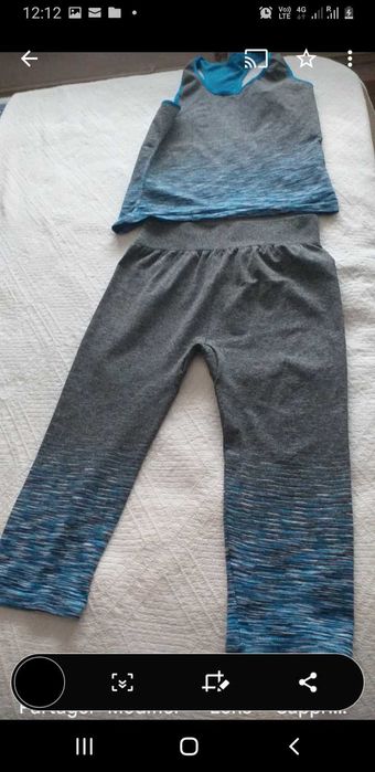 Pantalon+,bustiera  fitnes dama