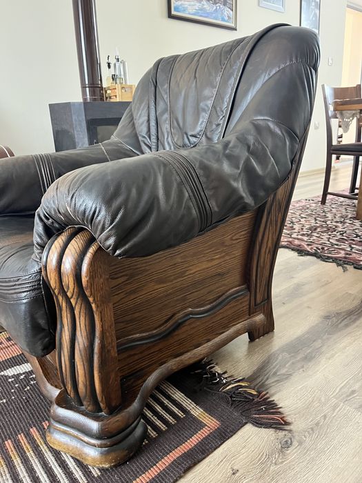 Фотьойл от масив и кожа