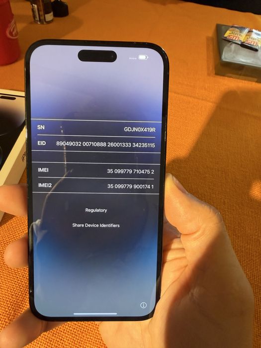 Iphone 14 Pro Max, Space Black, 256GB, 100%