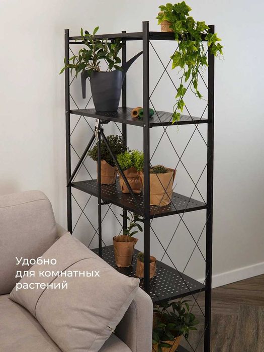 Напольный стеллаж на колесах для кухни, дома и офиса
