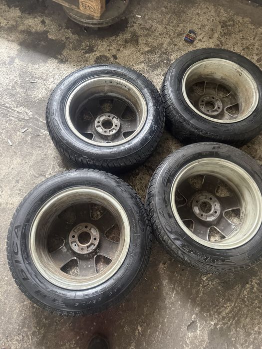 Jante 4x100 r 15 model sinaia cu anvelope iarna debica frigo 2