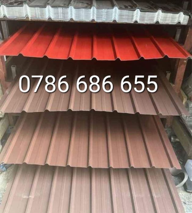 Tablă cutata colorată și zincată oferte