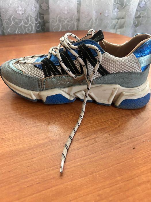 Кроссовки кожа натуральная