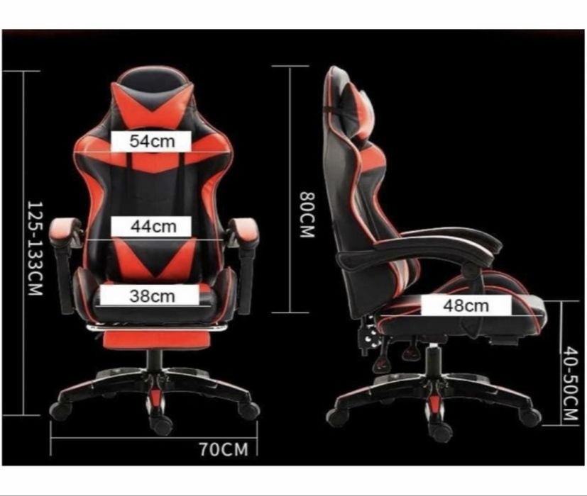 Игровое кресло AB508, красный