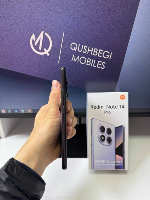 Aybi yuq! Note 14 Pro 256GB Black Karobka bor