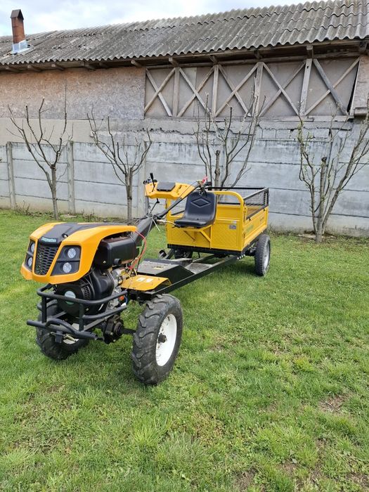 Motocultor    ProGarden  Campo 1273  cu remorca 4×4 alpine RM500T