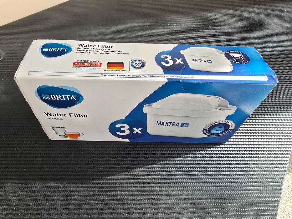 Филтри за вода Brita Maxtra Pro и Maxtra Plus в кутия по 3 броя