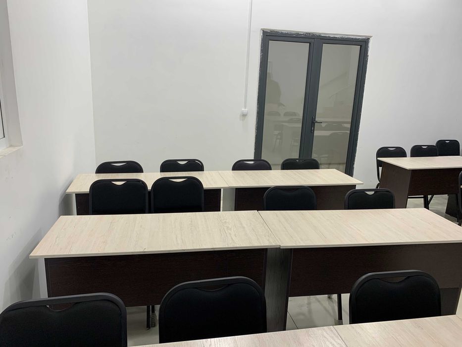 O'quv markazi va ofis uchun 20 ta parta-stul to'plami (Ideal)