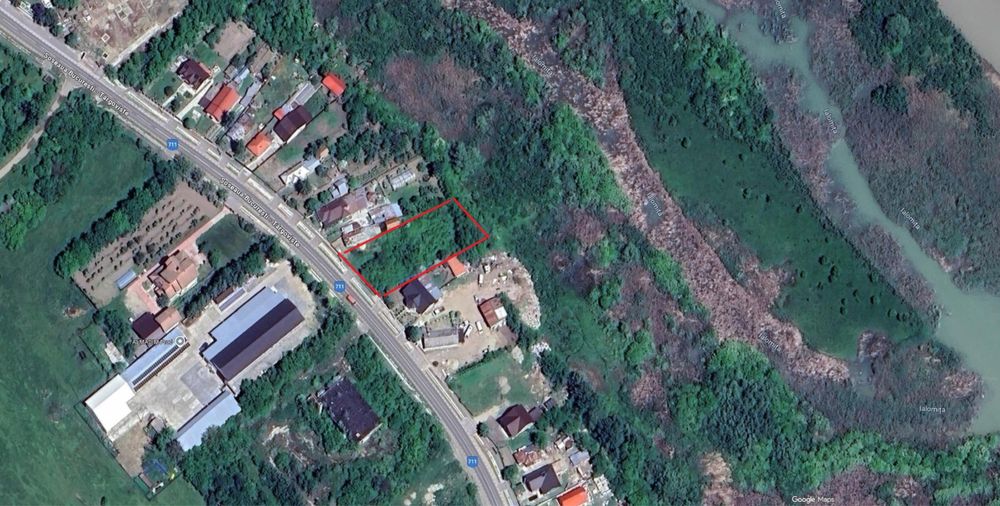 Teren 1532 mp , Dambovita- Bilciuresti stradal cu utilitati