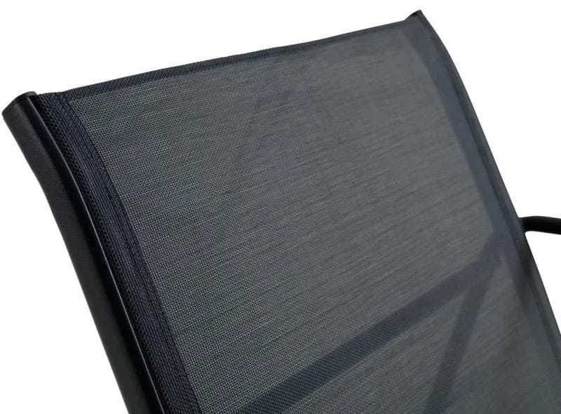 Градински мебели комплект 4 части, ратан Черен