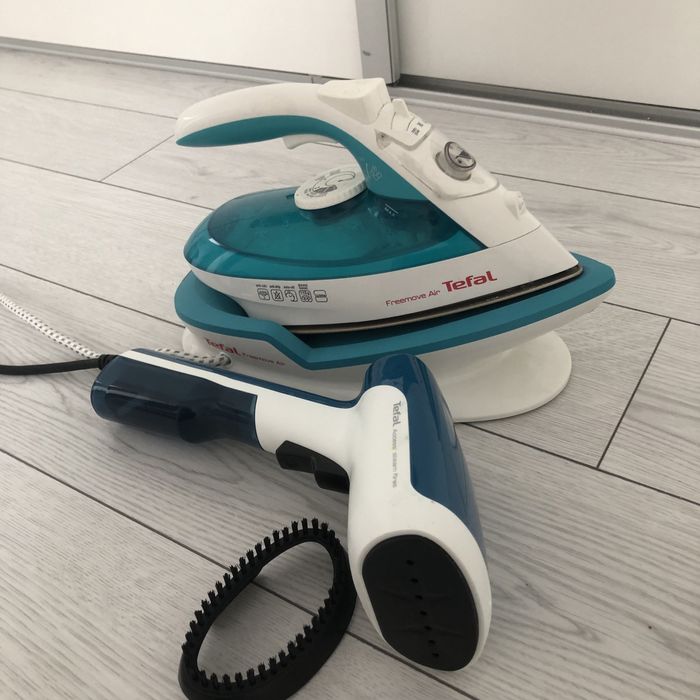 Pachet fier de calcat Tefal fara fir+vertical