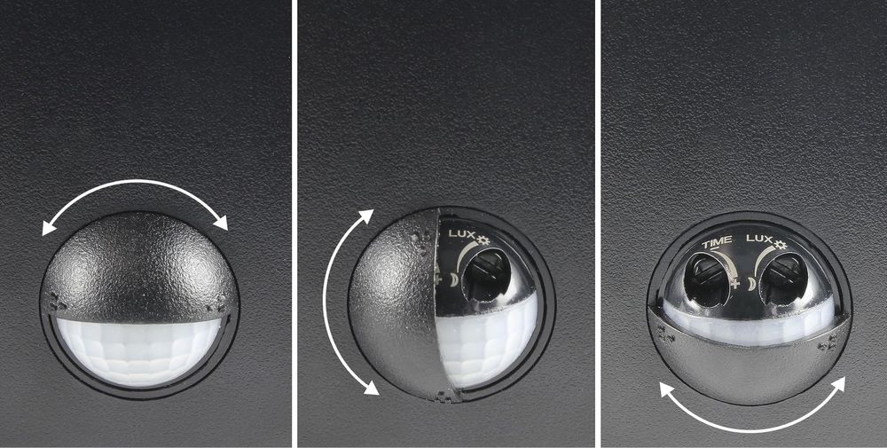Lampă de fațadă LED ML-20B7 cu senzor de mișcara Eura