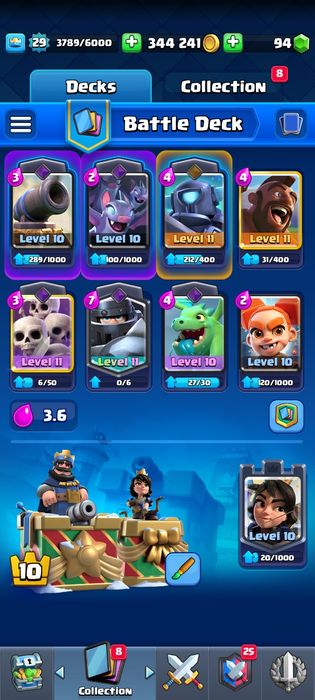 Продам акаунт клеш рояль