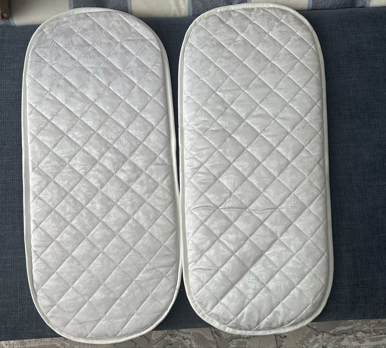 Матрасы детские ортопедические, 2 штуки, в коляску и кроватку