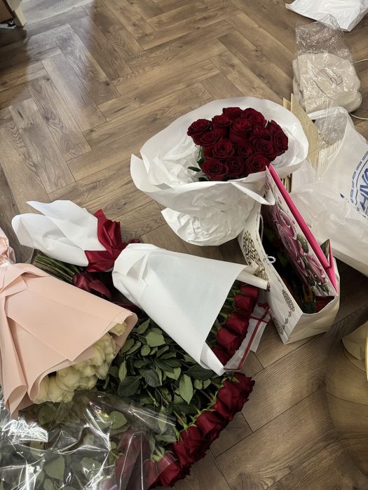 букет свежих цветов