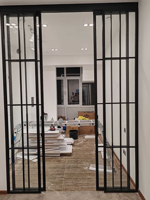 Раздвижные лофт перегородки. Razdvijnoy loft peregorodkalar