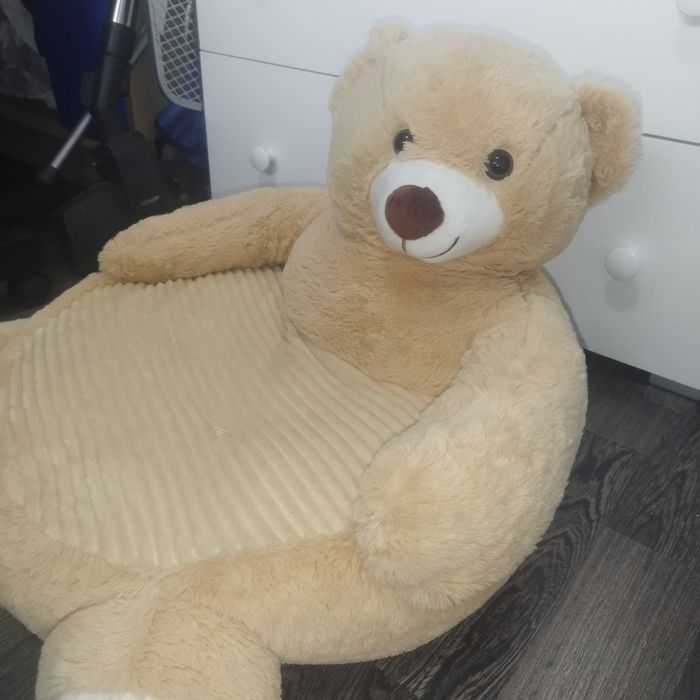 Детски плюшен фотьойл мече