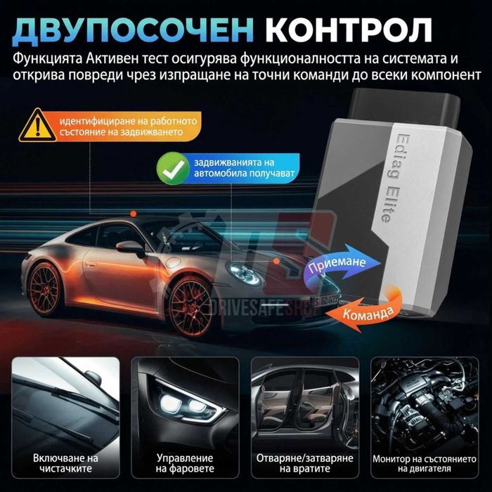 Автодиагностика Kingbolen Ediag Elite