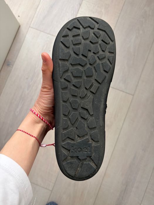 Дамски боси ботуши Koel Faro Black Merino - 40 номер