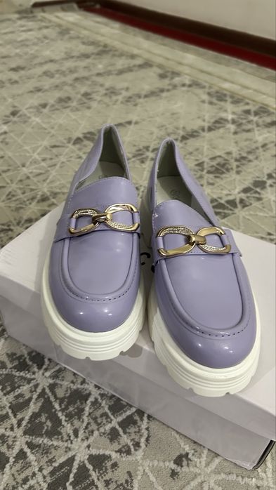 Туфли,лоферы фиолетовый
