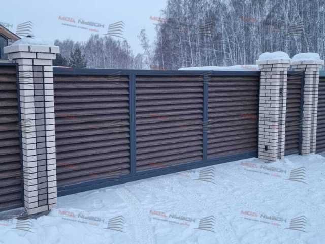 Забор жалюзи еврозабор