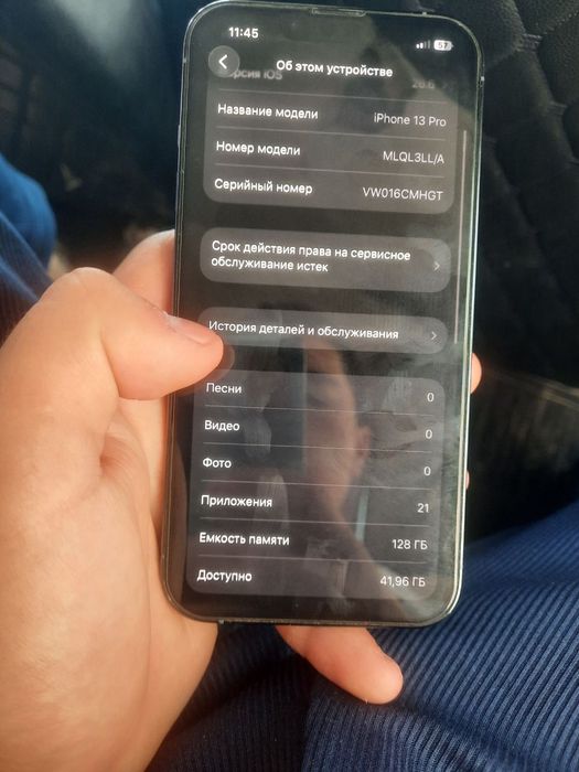 Iphone 13 pro 128 tali