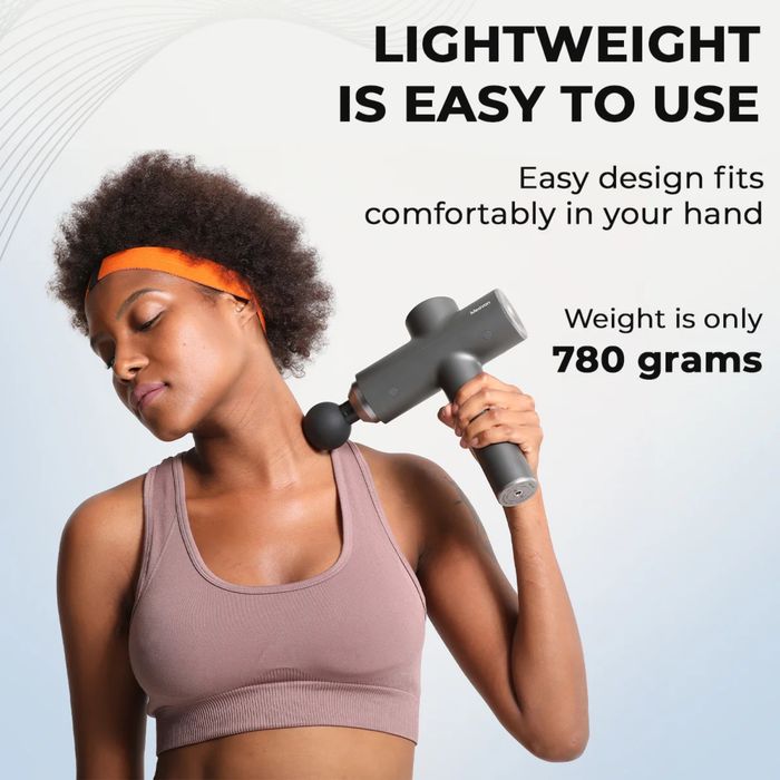 Pistol masaj Yunmai Fascia Gun SE, 3200 rpm,4 capete