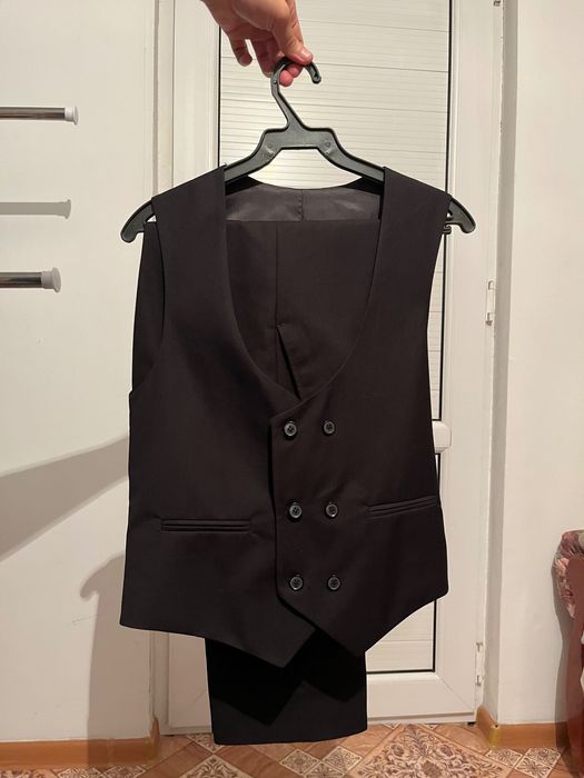 Черный костьюм шалбар тройка