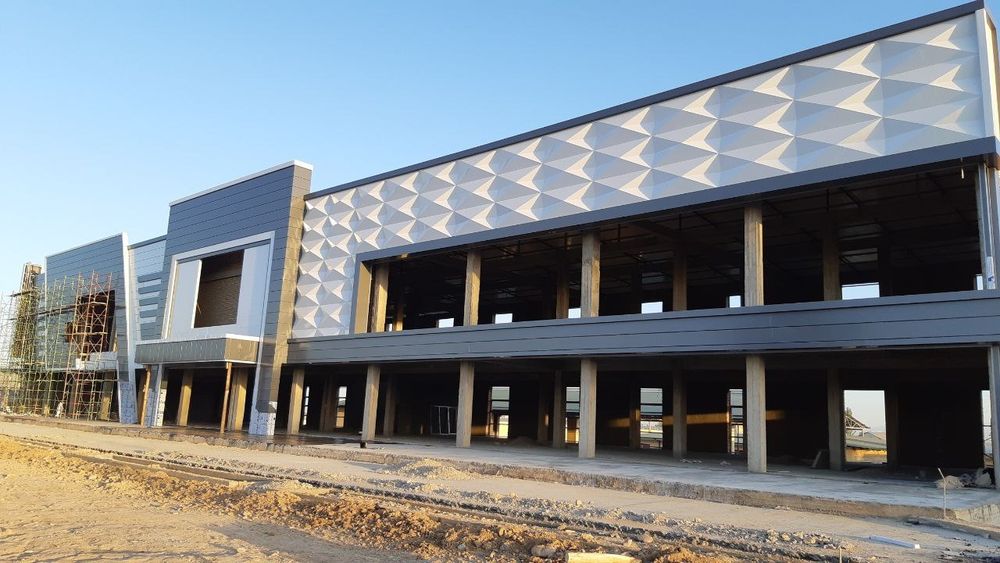 Алюкабонд мантаж в узбекистон фасат ишлари