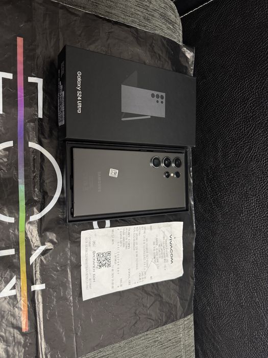512GB Samsung S24 Ultra Vivacom Гаранция 2026г. Black