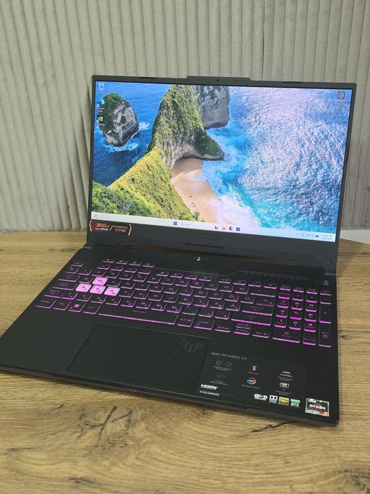 Asus TUF RTX 3070, Ryzen 7 6800H, 16gb, ssd 1 Tb