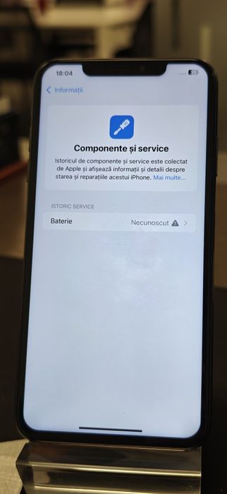 Apple iPhone XS Max 64GB Space Gray – Baterie 100% – Perfect funcțional