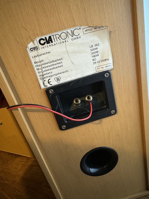 Colane audio, boxe. Clatronic LB 562. 180W RMS. Eltax Opus 3