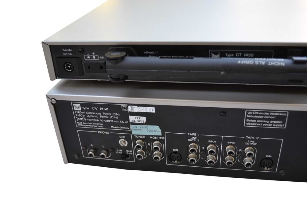 Amplificator Dual CV 1450 si Tuner Dual CT 1450