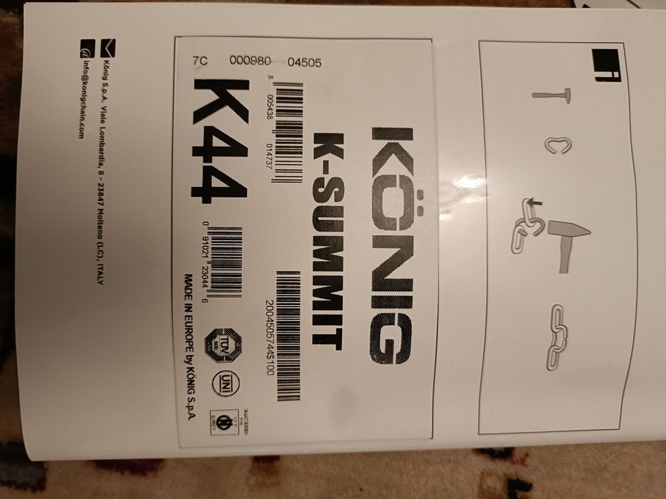 Lanțuri Antiderapante König K-Summit K44 - Tip Caracatiță - Premium