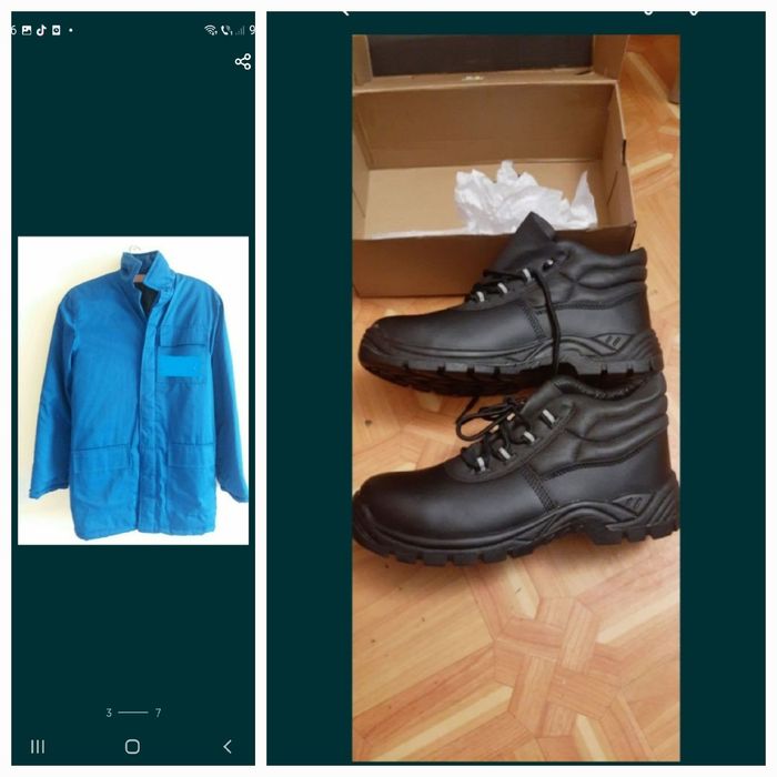 Pantofi,Bocanci Protectie Noi si Haina groasa