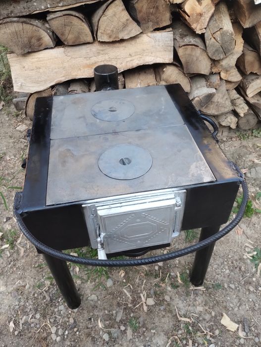 Sobe robuste,plită fontă,dotate cu rotii
