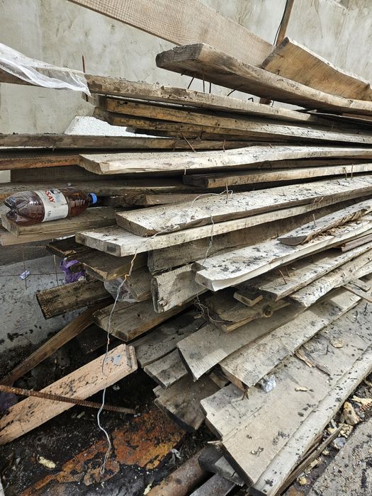 Доска необрезная бу