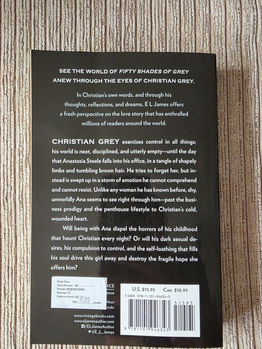 Carte in engleza, Grey, E. L. James