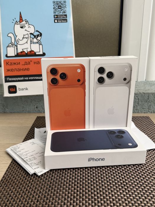 НОВ! 256Gb *ЛИЗИНГ* iPhone 17 Pro Max Cosmic Orange Deep Blue Silver