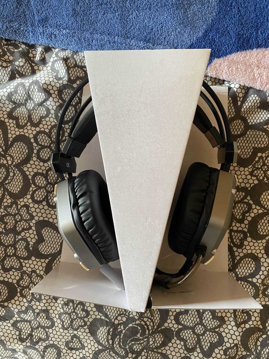 Гейминг слушалки White Shark - LION, сребристи/черни