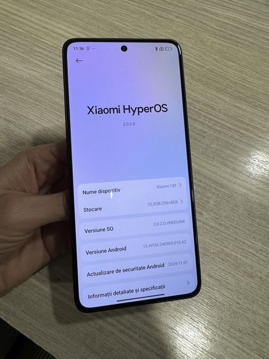Xiaomi 14T, 8GB RAM, 256GB, 5G, Titan Black, Impecabil/CA NOU!!