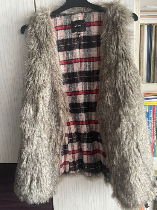 Vestă damă blană sintetica