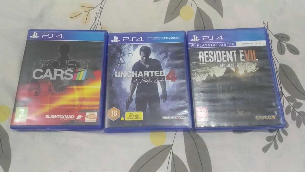 PS4 игры диски Uncharted resident
