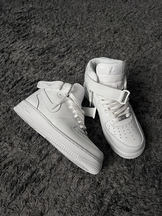 nike air force 1 white найк форсы белые кроссовки