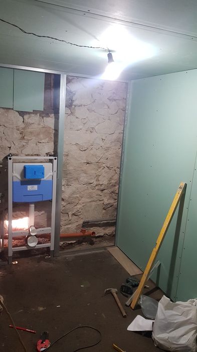 Вътрешни ремонти боядисване Шпакловки гипсокартон Плочки